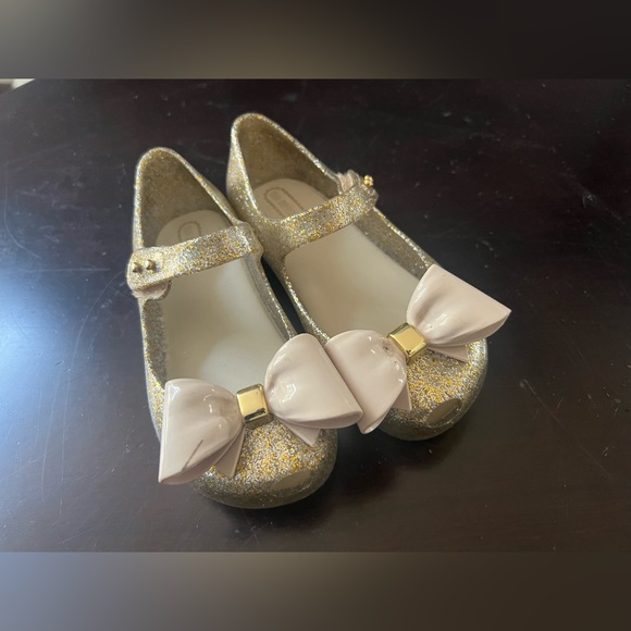 Mini Melissa Other - EUC GIRLS MINI MELISSA PEEK A BOO TOE MARY JANE